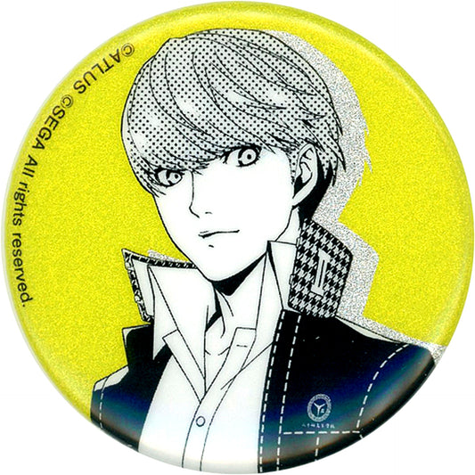 Protagonist Life-Size Persona 4 Persona 25th Anniversary in Namjatown Glitter Button Collection [USED]