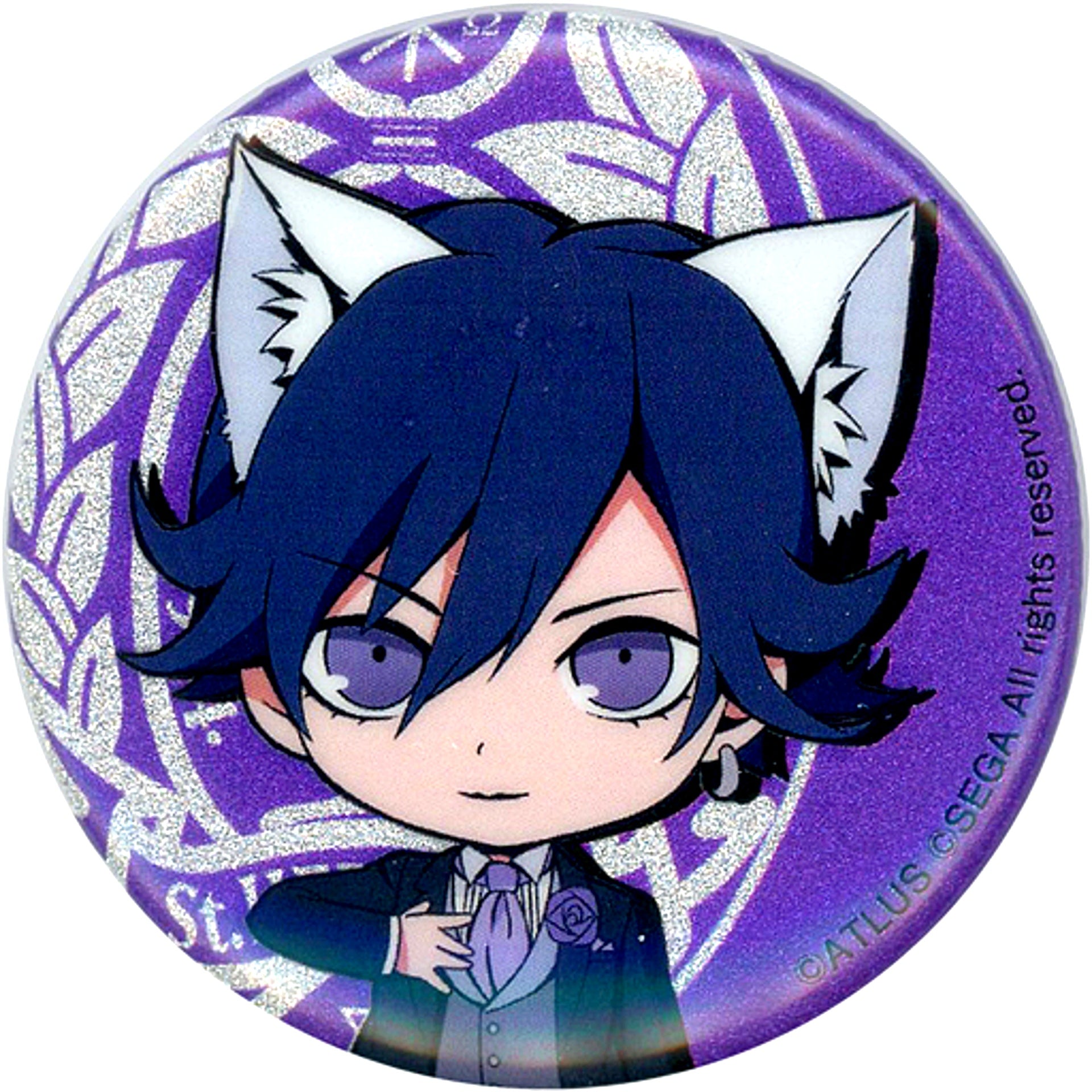 Protagonist Mini Character Persona Glitter Button Collection 25th Anniversary in NAMJATOWN [USED]