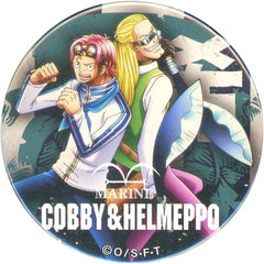 One Piece Coby Helmeppo Yakara Can Badge Part 6 Fire Buttons [USED]