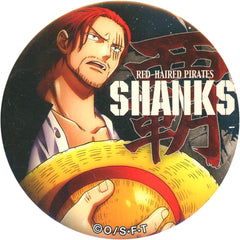 One Piece Shanks Yakara Can Badge Part 6 Fire Buttons [USED]