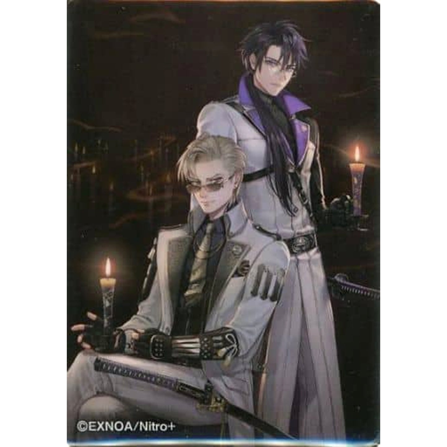 Sanchomo Nikkou Ichimonji Touken Ranbu ONLINE Newly Drawn Illustration Square Button Collection 3 Expedition to the Present World Miyako Musubi Akari Musubi Exhibition Limited [USED]
