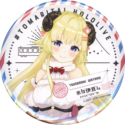 Tsunomaki Watame Virtual YouTuber Hololive x Izu Travel Project Holo Izu mu Button [USED]