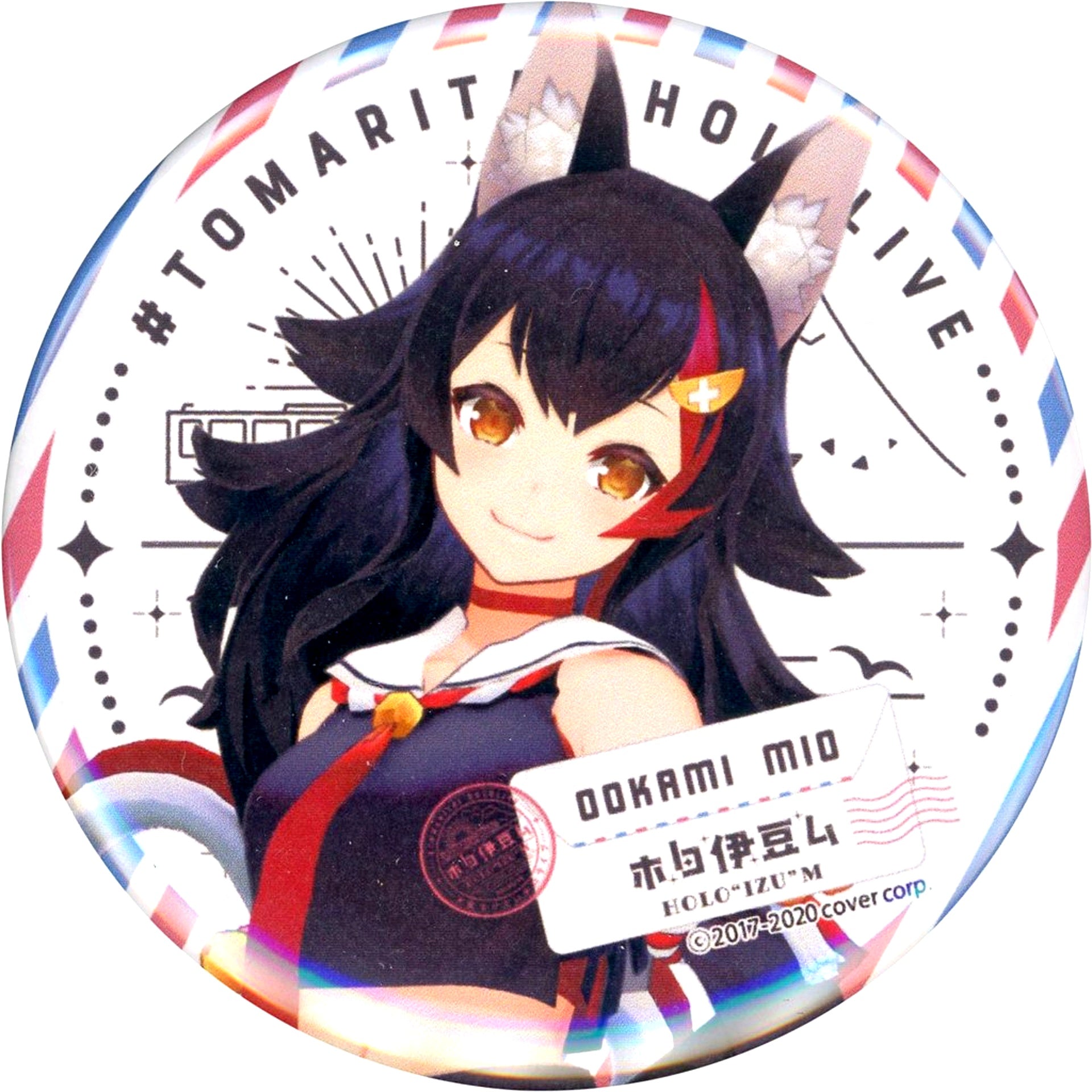 Ookami Mio Hololive Button Izu Travel Project Holo Izu mu [USED]