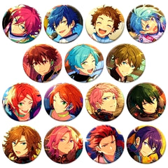 Set of 15 Ensemble Stars!! Ibecolle Button 2020 WINTER -Idol Side- [USED]