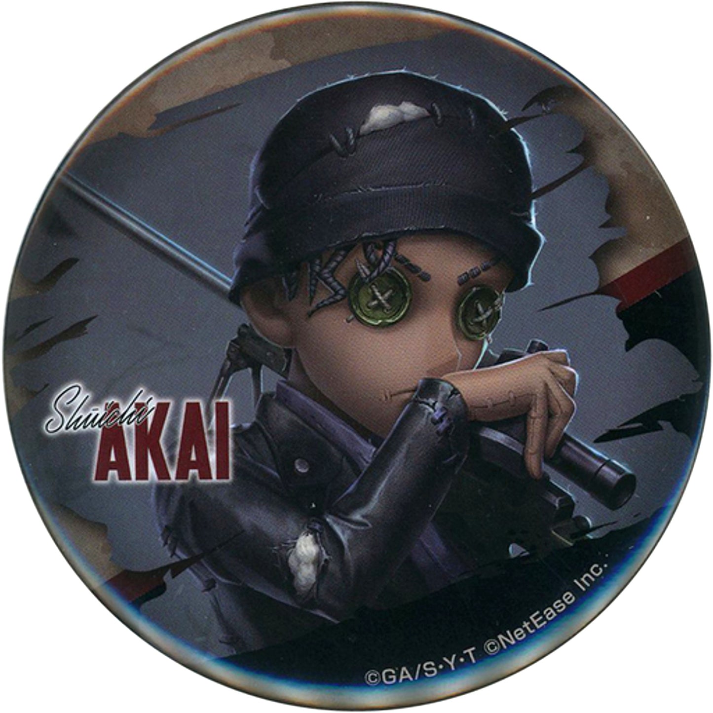 Shuichi Akai Detective Conan x Identity V Button Prize D-8 Sega Lucky Kuji Online [USED]