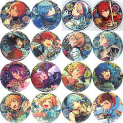 Ensemble Stars! Sena Izumi & Others Jikou Can Badge B China Limited All 16 Types Set Buttons [USED]
