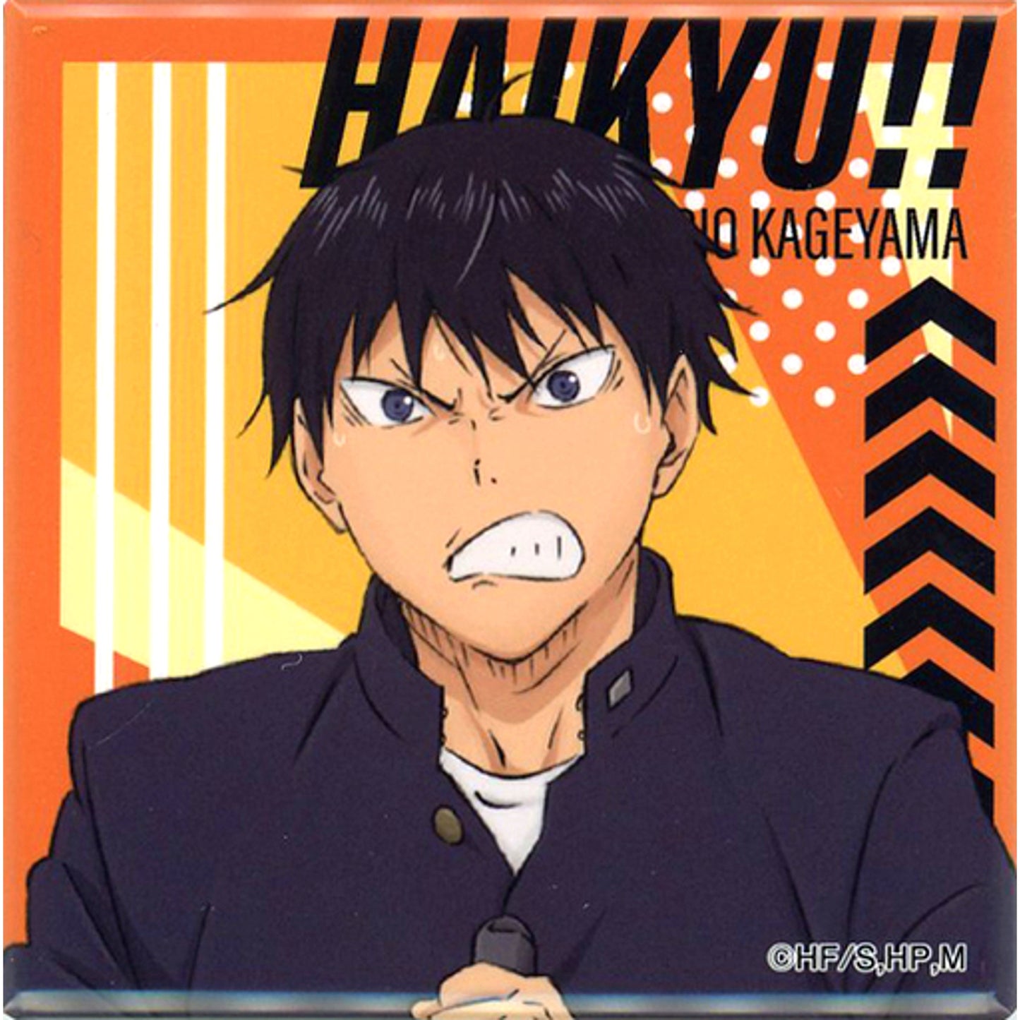 Tobio Kageyama Haikyu!! Store Square Chara Button Collection [USED]