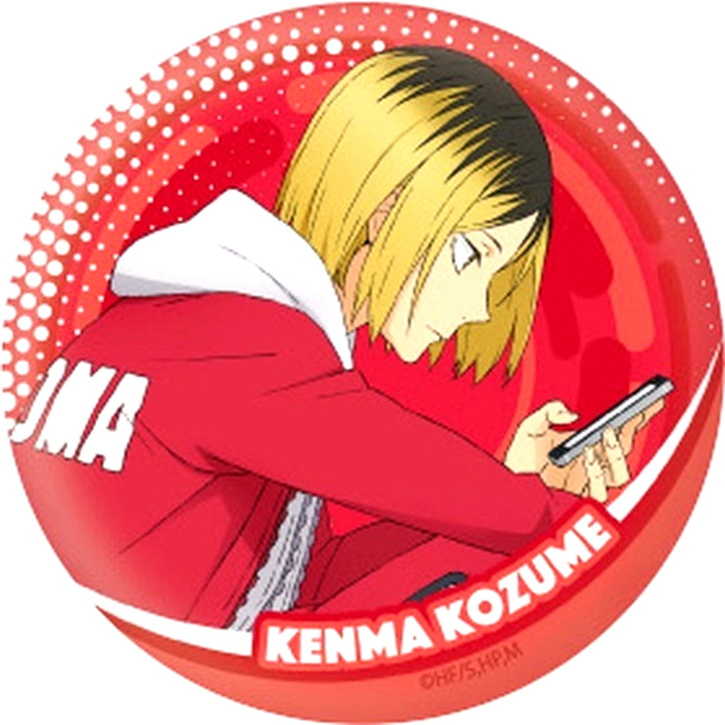Kenma Kozume Haikyu!! Button 05. Relax Ver. Illustration POP UP STORE in A3STORE [USED]