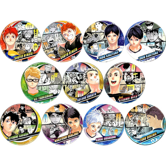Set of 11 Haikyu!! Collection Button MEMORIES [USED]