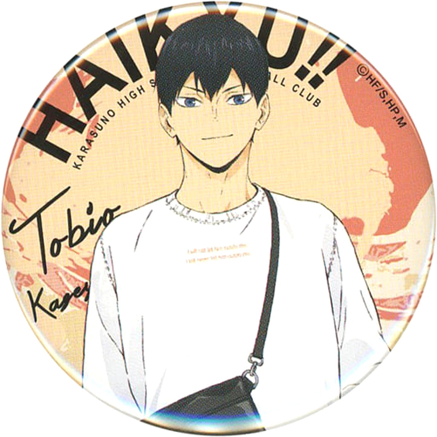Haikyu!! Tobio Kageyama Trading Can Badge Haikyu!! Dayoff Limited Buttons [USED]