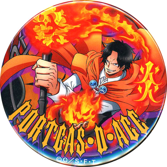 Portgas D. Ace One Piece Yakara Button Trick Or Adventure Mugiwara Store Tokyo One Piece Tower Limited [USED]