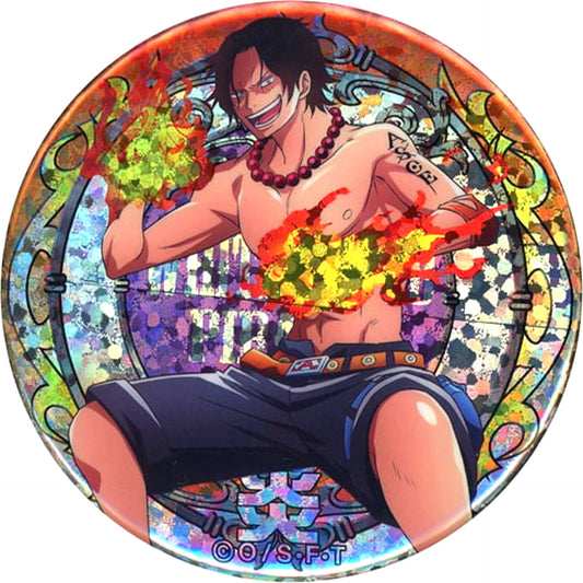 Portgas D. Ace One Piece Yakara Button Vol.21 Shine [USED]