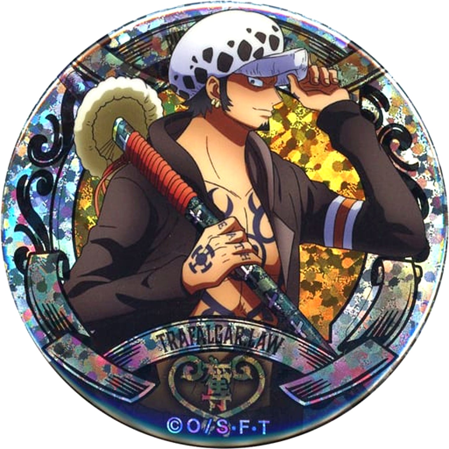 Trafalgar Law One Piece Yakara Button Vol.21 Shine [USED]