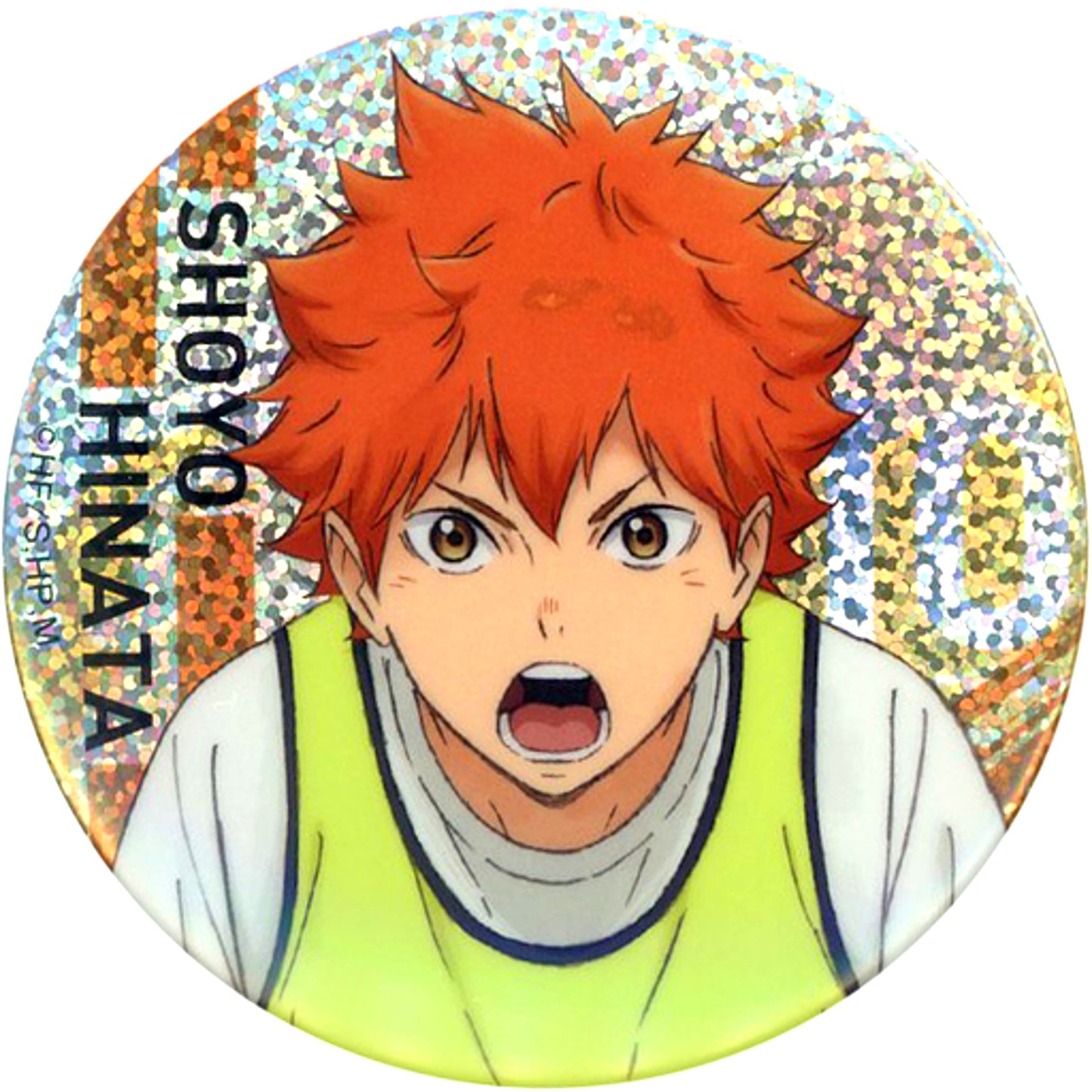 Shoyo Hinata Haikyu!! Store Hologram Character Button Collection Receive [USED]