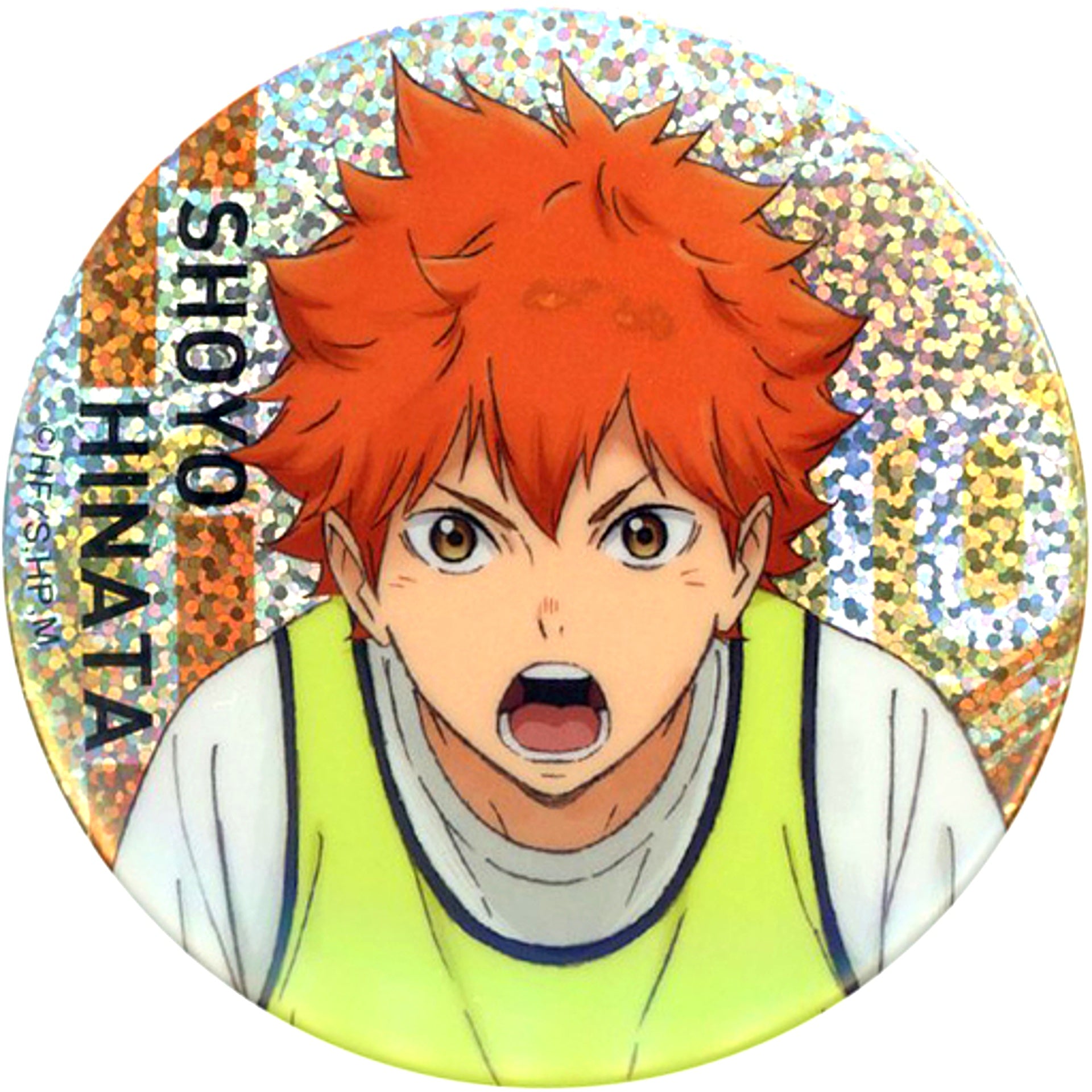 Shoyo Hinata Haikyu!! Store Hologram Character Button Collection Receive [USED]