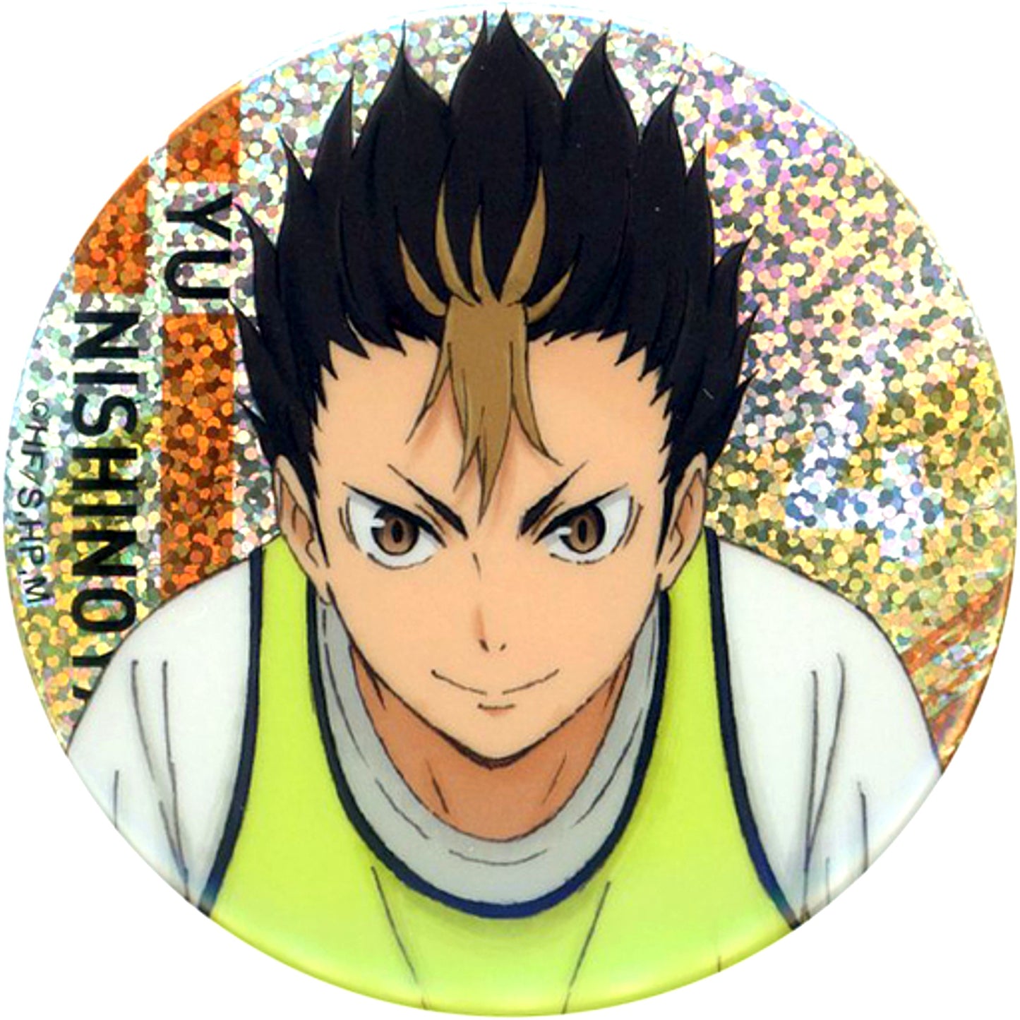 Yu Nishinoya Haikyu!! Store Hologram Character Button Collection Receive [USED]