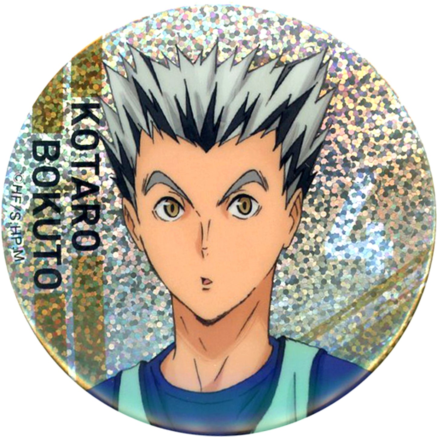 Kotaro Bokuto Haikyu!! Store Hologram Character Button Collection Serve [USED]