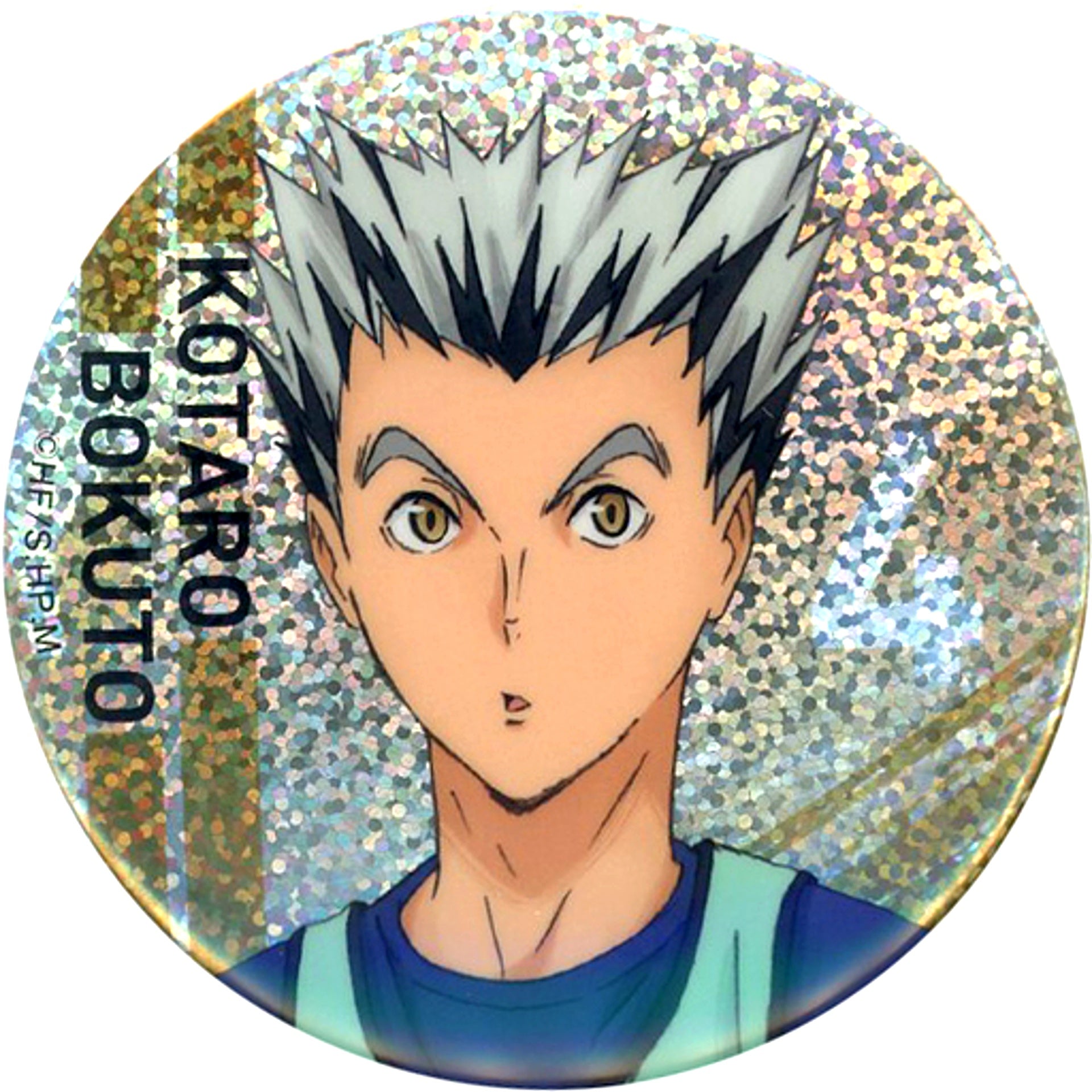 Kotaro Bokuto Haikyu!! Store Hologram Character Button Collection Serve [USED]