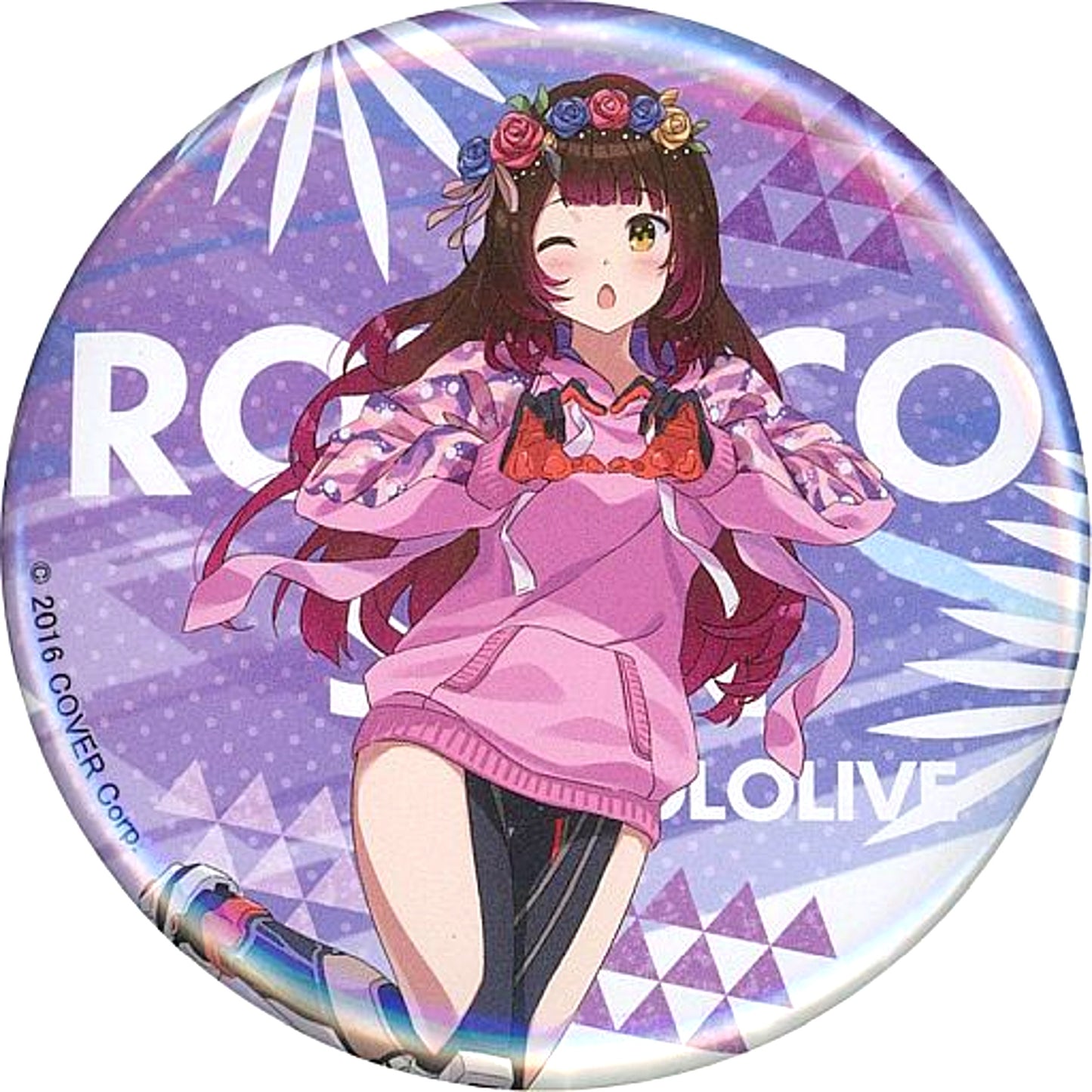 Robocosan Full Body hololive x JOYPOLIS LOVELY PARTY Trading Button [USED]