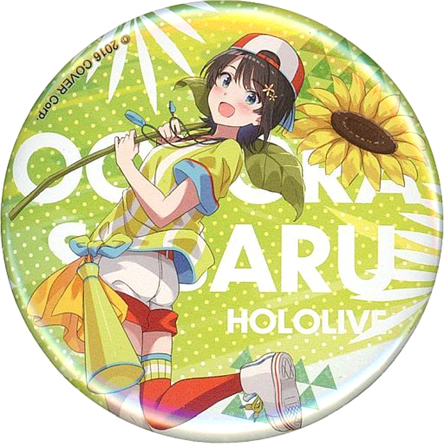 Oozora Subaru Full Body Virtual YouTuber Hololive Joypolis Lovely Party Trading Button [USED]