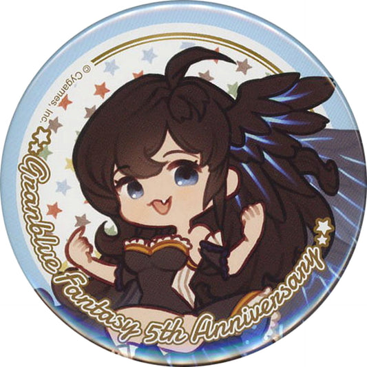 Granblue Fantasy Malluel 5th Anniversary Chibi Deka Trading Button Yorozuya Siero Tokyu Hands Branch Offices Limited Buttons [USED]