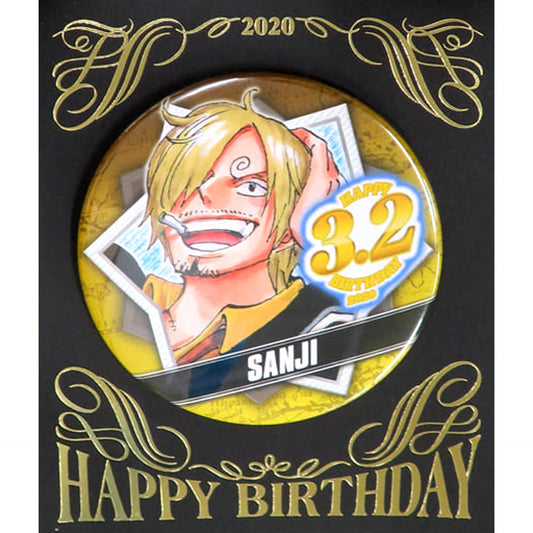 Sanji One Piece Birthday Button 2020 [USED]