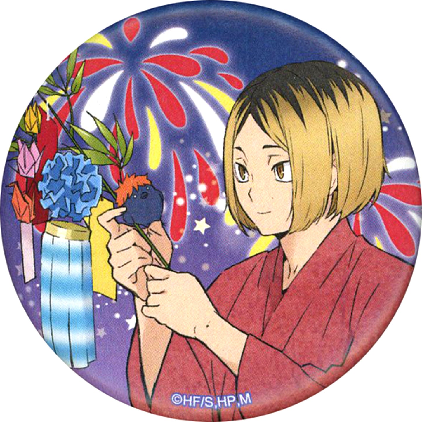 Kenma Kozume Haikyu!! Week 2021 in Sendai Forus Trading Button [USED]