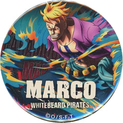 One Piece Marco Yakara Can Badge Paramount War Buttons [USED]
