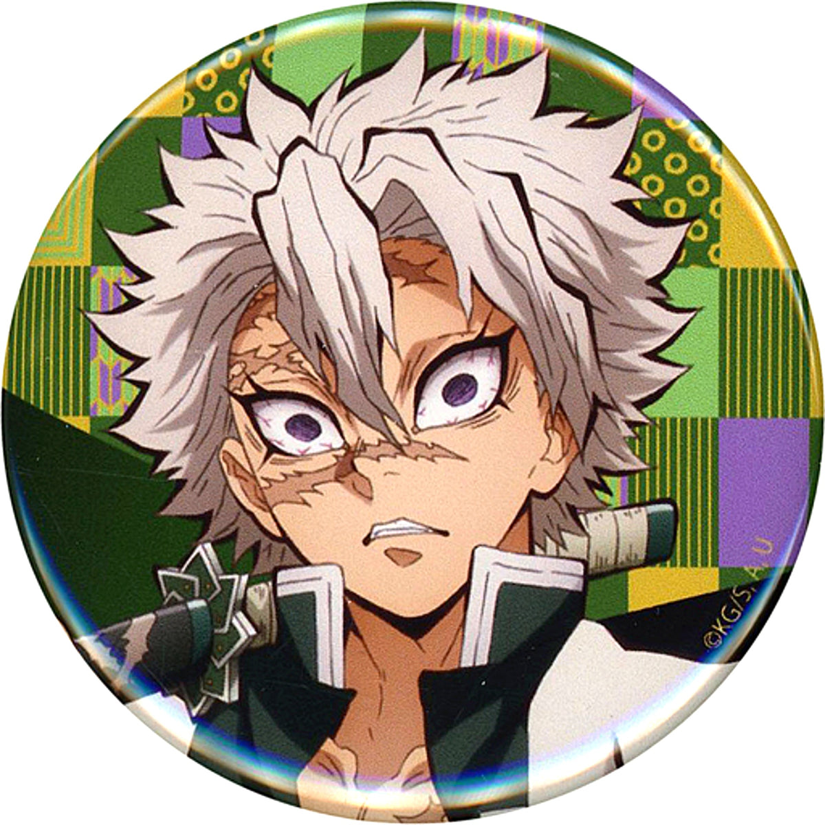 Sanemi Shinazugawa Vol. 2 Demon Slayer Random Button [USED]