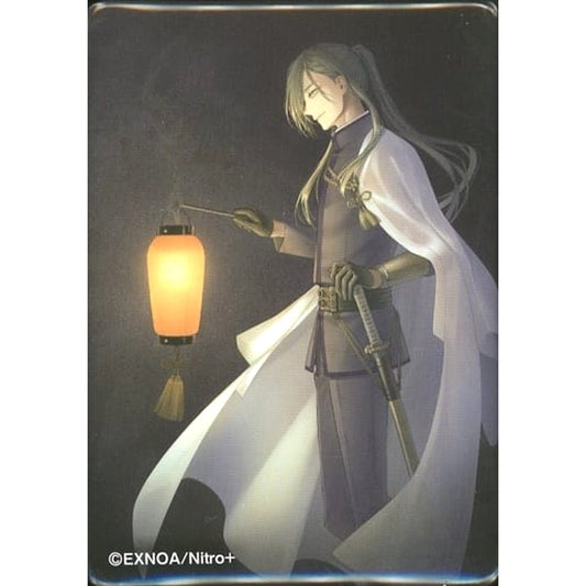 Touken Ranbu ONLINE Nikkari Aoe Newly Drawn Illustration Square Can Badge Collection 2 Expedition to the Present World Miyako Musubi Akari Musubi Exhibition Limited Buttons [USED]