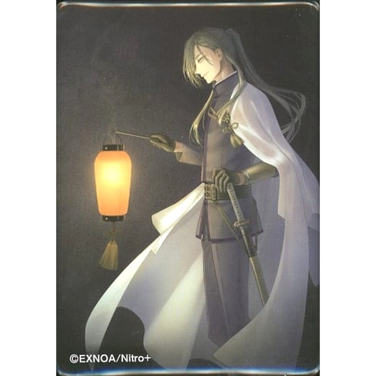 Touken Ranbu ONLINE Nikkari Aoe Newly Drawn Illustration Square Can Badge Collection 2 Expedition to the Present World Miyako Musubi Akari Musubi Exhibition Limited Buttons [USED]