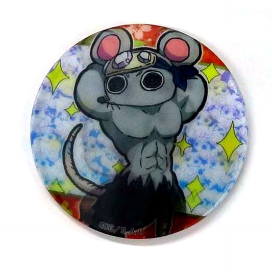 Muscle Mouse Top Bottom Demon Slayer: Kimetsu no Yaiba Entertainment District Arc ufotable Cafe Machi Asobi CAFE Vol.1 Muscle Mouse Posing Lenticular Random Button [USED]