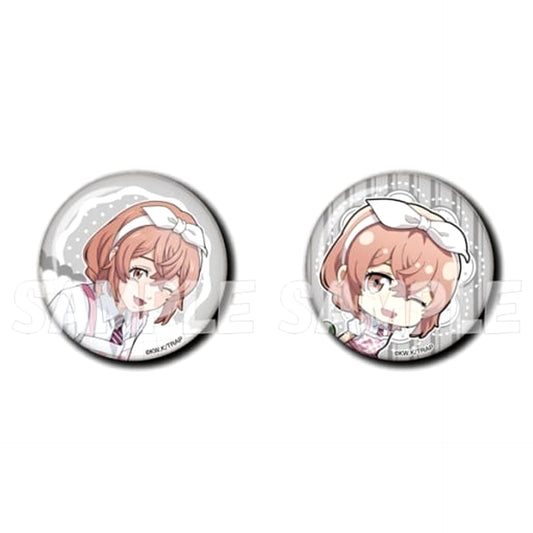 Tokyo Revengers Hinata Tachibana Valentine Ver. Can Badge Set of 2 Buttons [USED]
