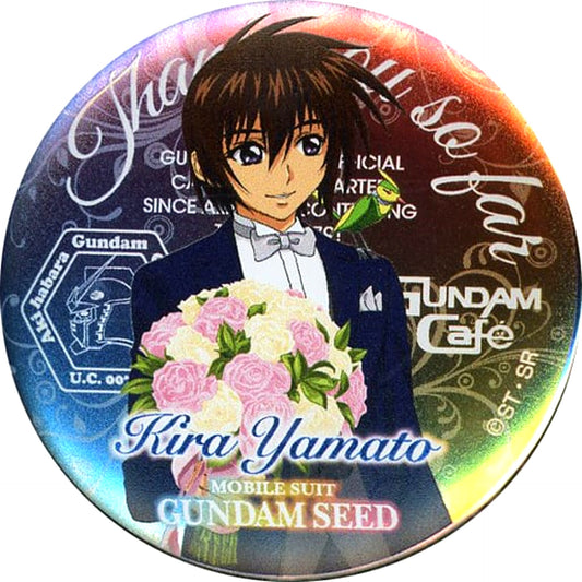 Kira Yamato Gundam Cafe Arigato Project Gundam Cafe Select Magnet Badge Thanks Ver. [USED]