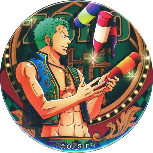 Roronoa Zoro One Piece 13th Series CIRCUS Button [USED]