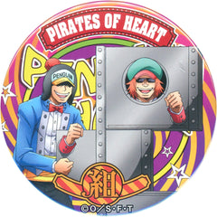 One Piece Penguin Shachi Yakara Can Badge Part 13 Circus Buttons [USED]
