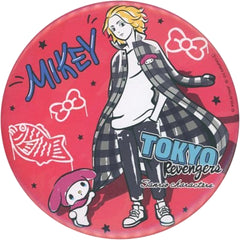 Tokyo Revengers X Sanrio Characters Manjiro Sano My Melody BIG Can Badge Buttons [USED]