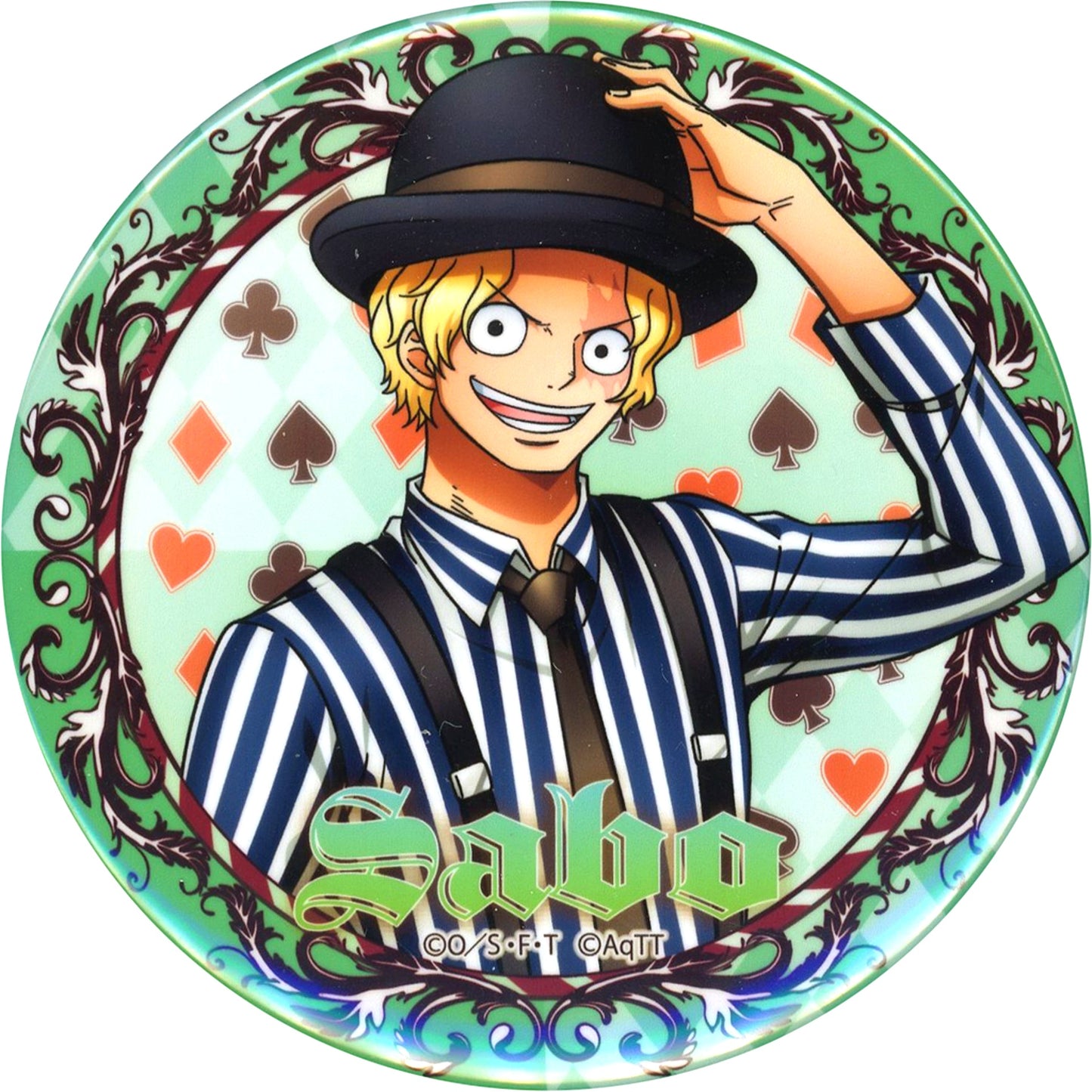 Sabo Tokyo One Piece Tower 4th Anniv Button Mugiwara Store Tongari Store Limited [USED]