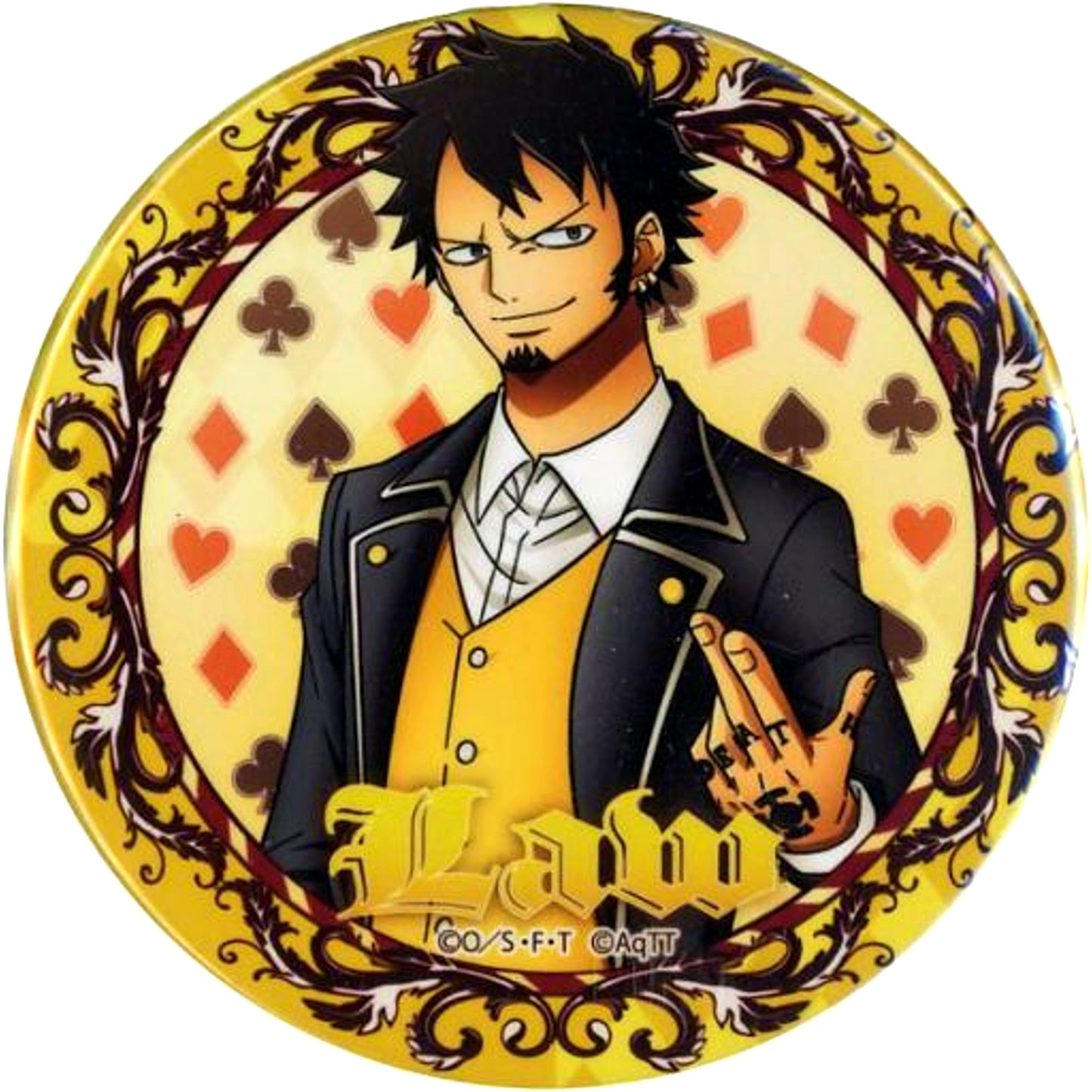 Trafalgar Law One Piece Tokyo One Piece Tower 4th Anniv Button Mugiwara Store Tongari Store Ltd [USED]