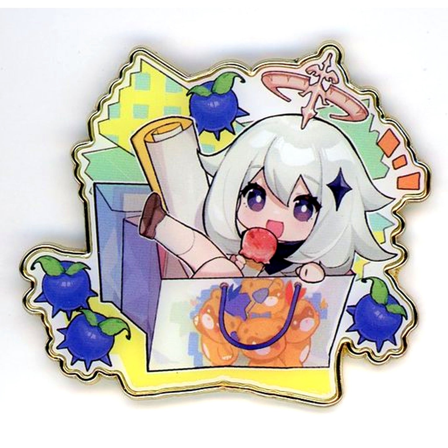 Paimon Genshin Impact Pin Badge Bonus Goods Genshin Impact FES 2021 in Shanghai [USED]