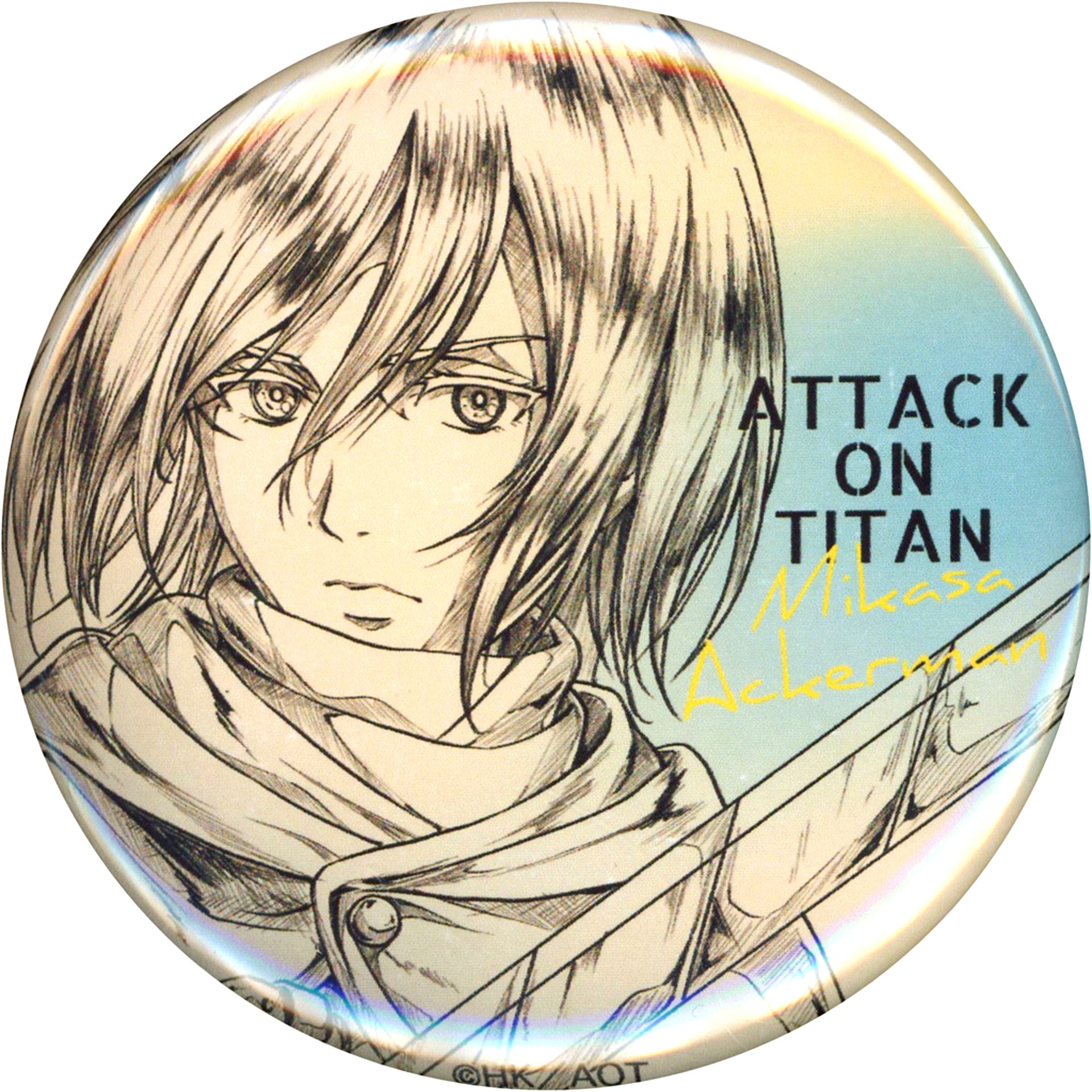 Mikasa Ackerman Attack on Titan WIT STUDIO Badge Collection Vol. 3 C95 Goods [USED]