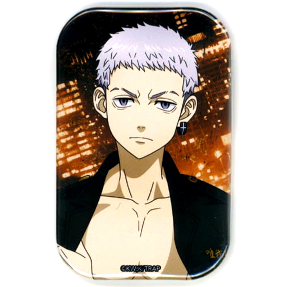 Tokyo Revengers Takashi Mitsuya Character Badge Collection Beat It! Don Quijote Limited Buttons [USED]