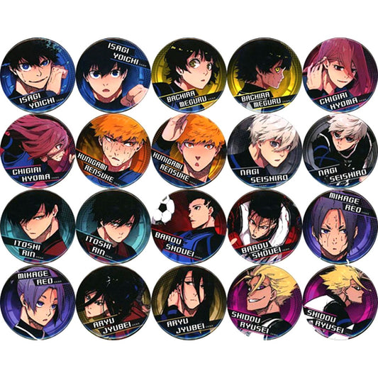 Set of 20 Blue Lock Gachatto Button [USED]