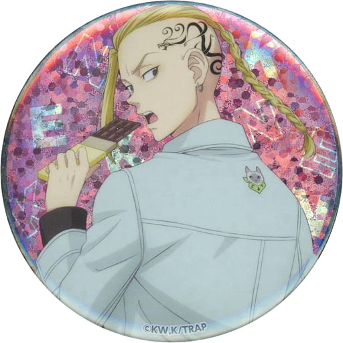 Tokyo Revengers Ken Ryuguji Natural Proportions Trading Can Badge Vol.1 Namja Town Limited Buttons [USED]