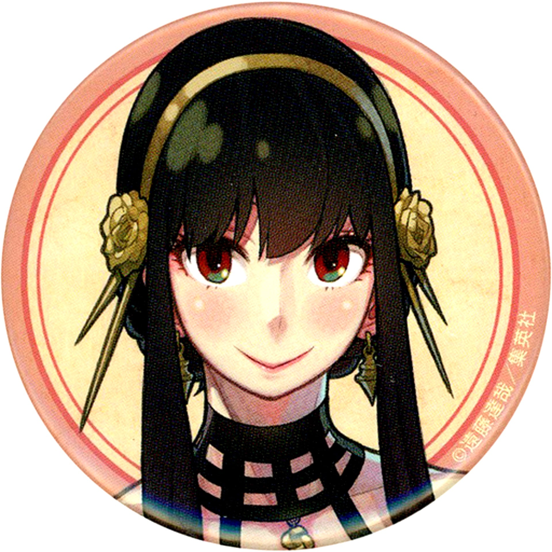 Yor Forger B Smile Spy x Family Character Button Collection [USED]