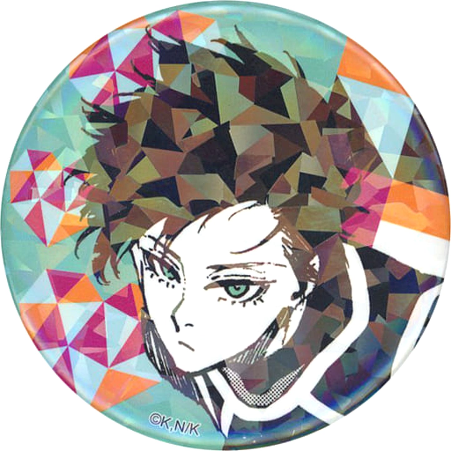 Blue Lock Rin Itoshi Trading Hologram Can Badge Vol.4 Tree Village Cafe Limited Buttons [USED]