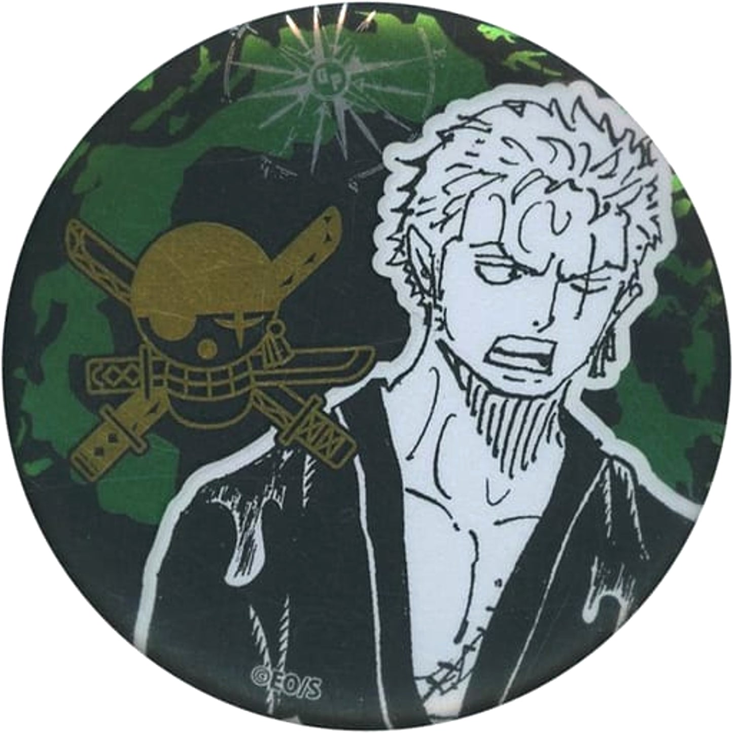 Roronoa Zoro One Piece Decollection Button Part 3 Straw Hat Pirates [USED]