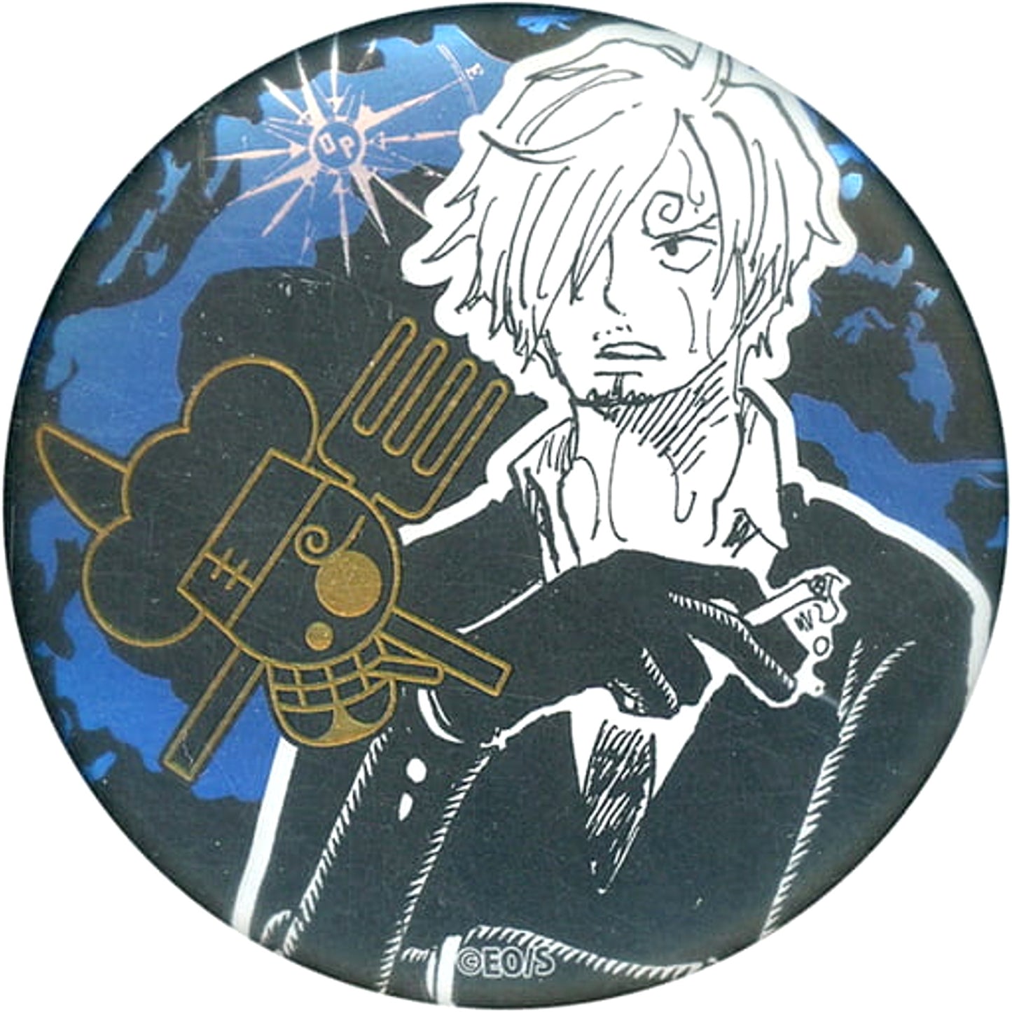Sanji One Piece Decollection Button Part 3 Straw Hat Pirates [USED]