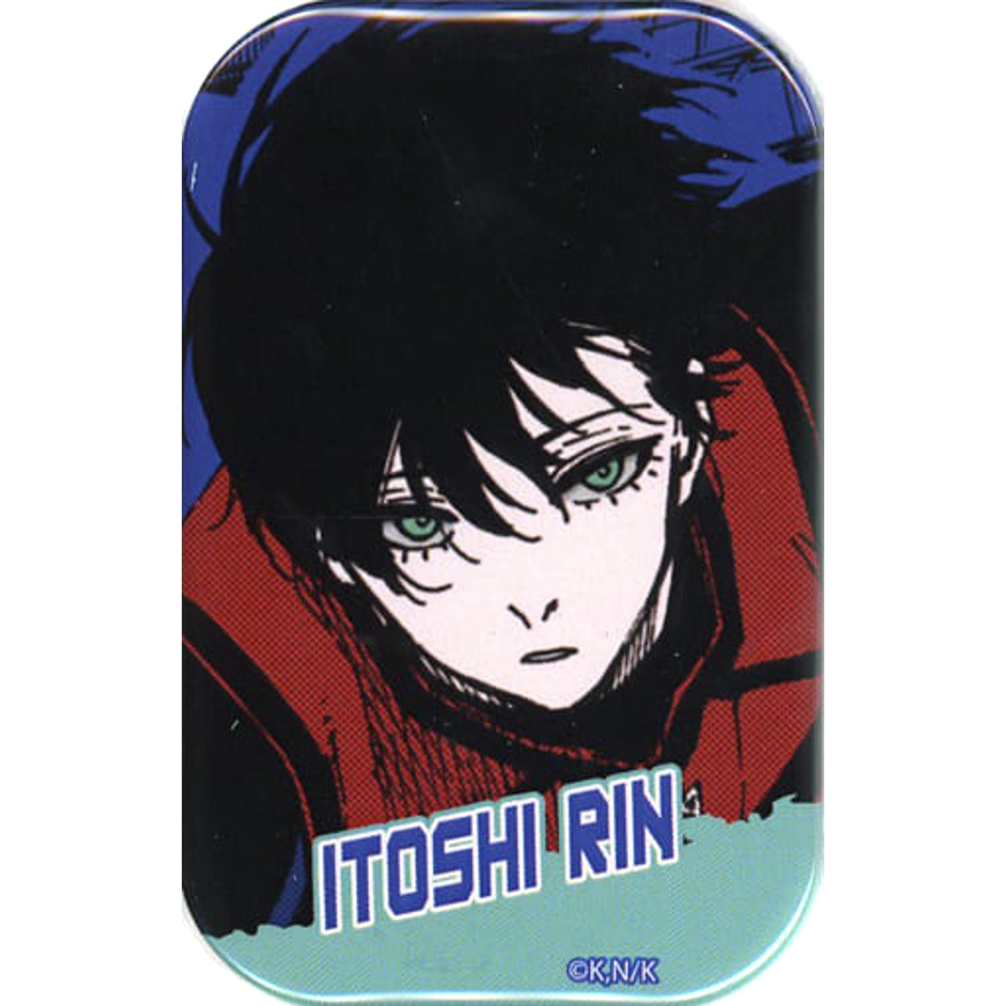 Blue Lock Rin Itoshi Trading Square Can Badge Buttons [USED]