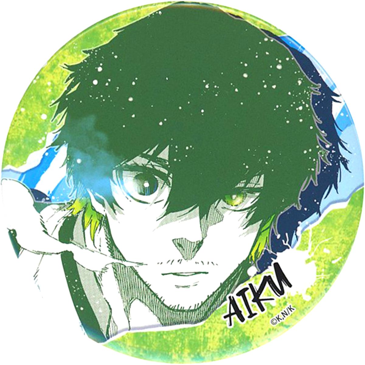Oliver Aiku Blue Lock Lucky Button Box Button [USED]